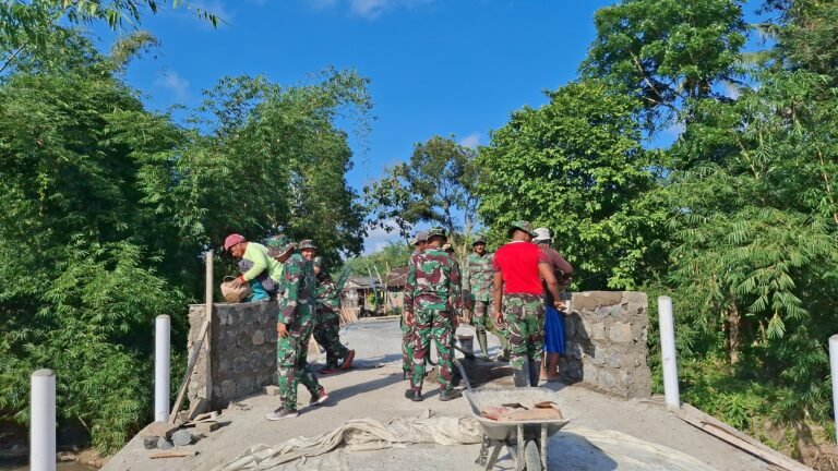 Jembatan TMMD ke-125 di Banyuwangi Hampir Rampung, Warga Segera Nikmati Akses Lancar