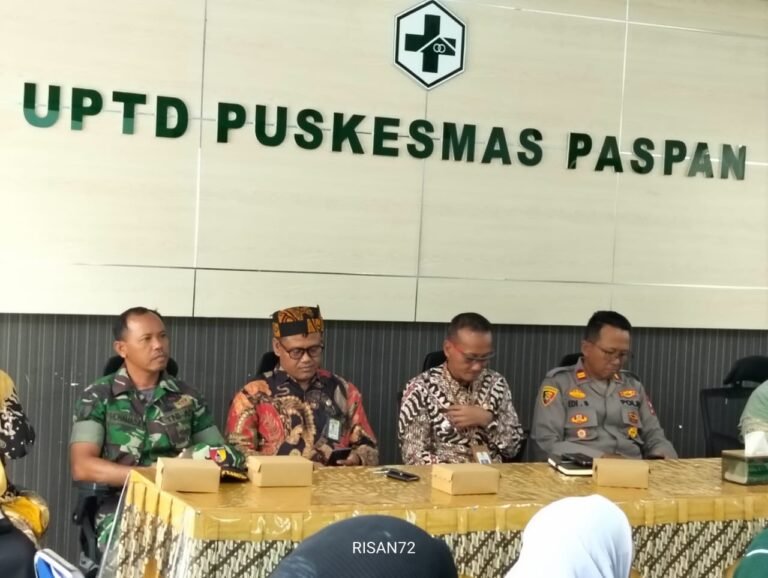 Muspika Kecamatan Glagah Menghadiri Lokakarya Mini Lintas Sektor Triwulan III Digelar di Puskesmas Paspan, Fokus Bahas Penanganan Stunting