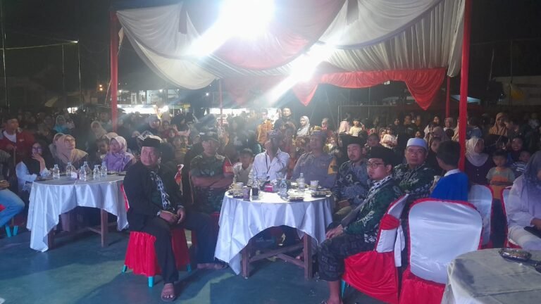 Babinsa Desa Paspan Serka Moh. Rojikin Hadiri dan Dukung Suksesnya Malam Resepsi HUT RI ke-80