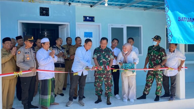 Kasdim 0825 Banyuwangi Hadiri Launching Program Makan Bergizi Gratis oleh Dapur SPPG Glagah Yayasan Mitra Cendekia Waskita