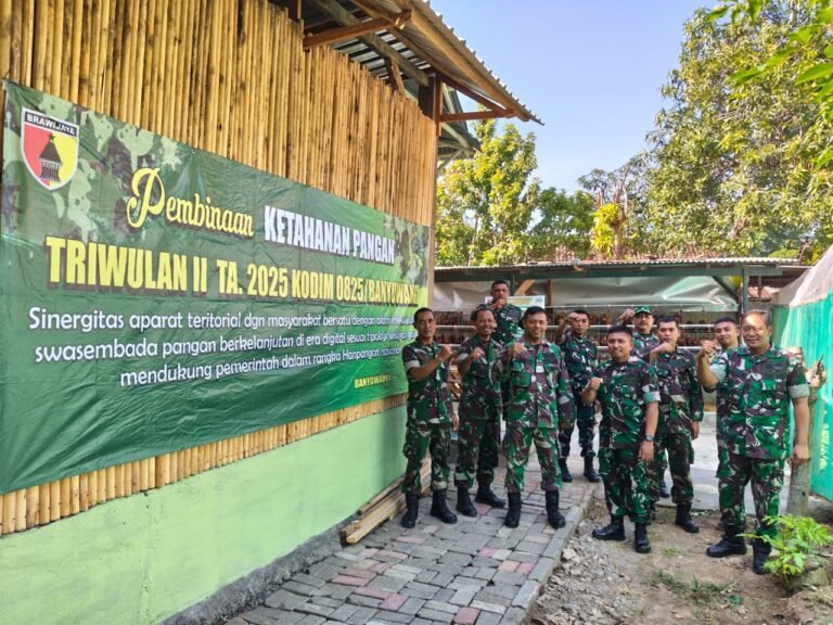 Benteng Pangan Banyuwangi, Kodim 0825 Kokohkan Pertahanan Bangsa di Era Digital