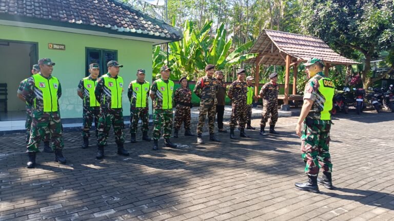 Koramil 0825-21/Kalipuro Laksanakan Apel Bersama dan Patroli Bersama Banser Guna Sinergi Menjaga Keamanan Kec. Kalipuro