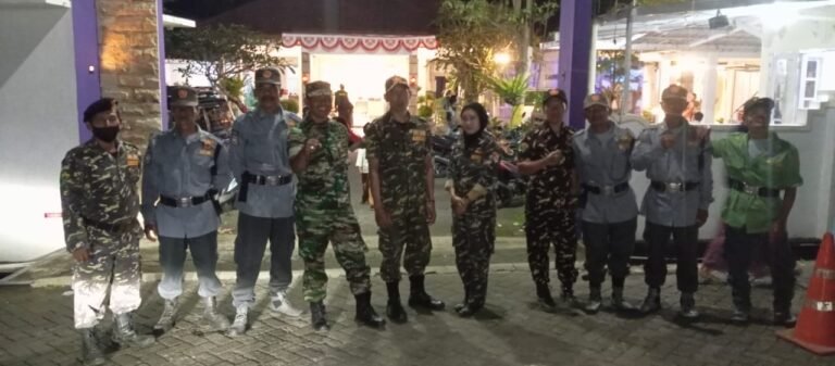 Kolaborasi TNI dan Banser Amankan Paspan Bersholawat dalam Maulid Nabi Muhammad SAW
