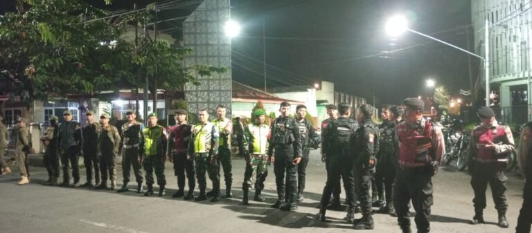 Patroli Sinergitas Kodim 0825/Banyuwangi Bersama Polresta dan Satpol PP, Jaga Kondusivitas Kota