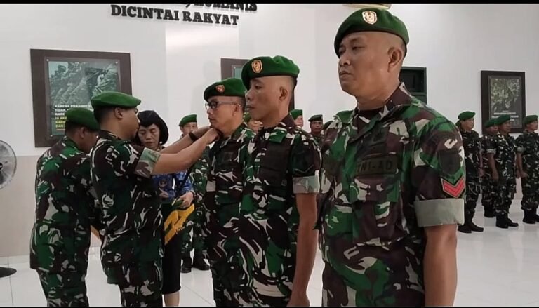 Momentum Kebanggaan, Dandim 0825/Banyuwangi Pimpin Upacara Kenaikan Pangkat Perwira hingga Tamtama