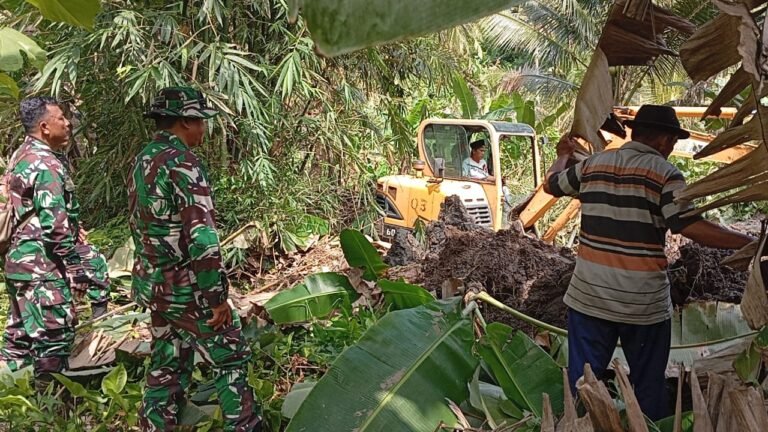 Wujud Nyata TMMD 126: Normalisasi Sungai Bukit Antrokan Bantu Petani Lebakharjo Kembali Produktif