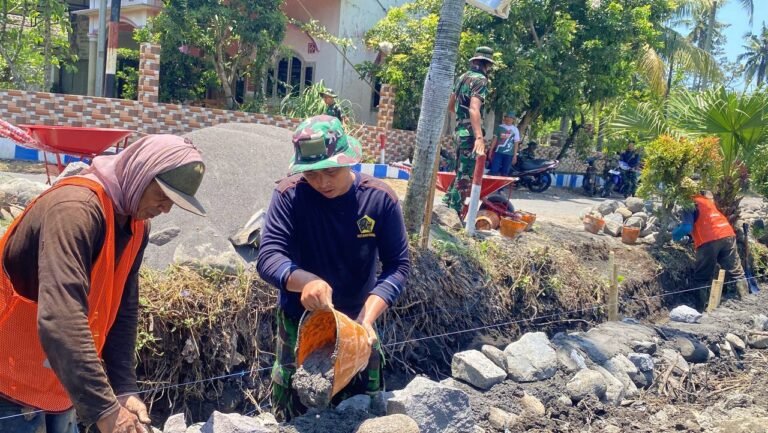 TMMD ke-126 Kodim 0818/Malang-Batu Fokus Benahi Drainase untuk Cegah Genangan Air