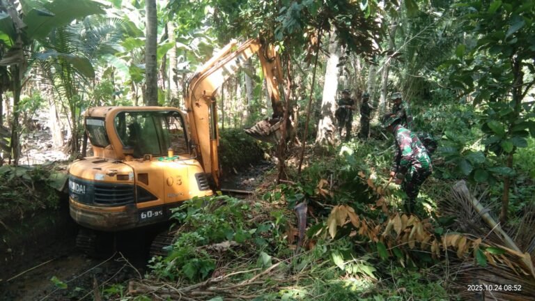 Sinergi TNI dan Rakyat, Air Kehidupan Kembali Mengalir di Lebakharjo