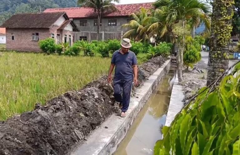 Over Prestasi, Drainase TMMD 126 Lebakharjo Tuntas 100 Persen Lebih Panjang dari Rencana