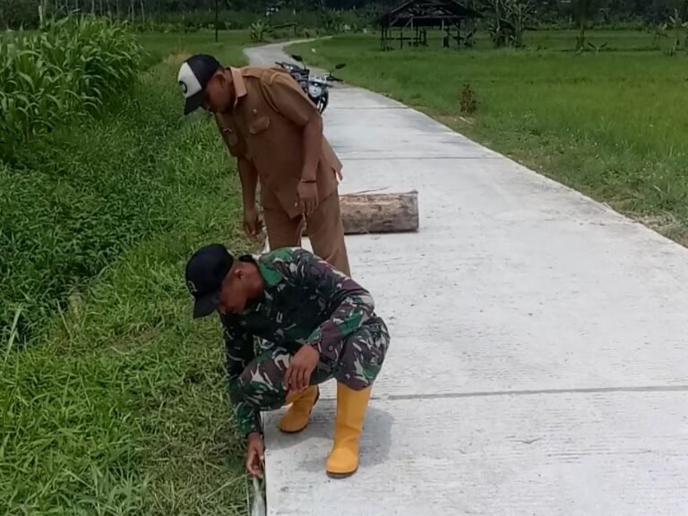 Jalan Rabat Beton TMMD ke-126 di Sukomaju Rampung 100 Persen, Warga Apresiasi Kinerja TNI