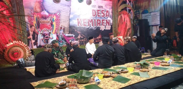 Anggota Koramil Glagah Hadir, Warnai Peringatan Hari Jadi Desa Kemiren ke-168