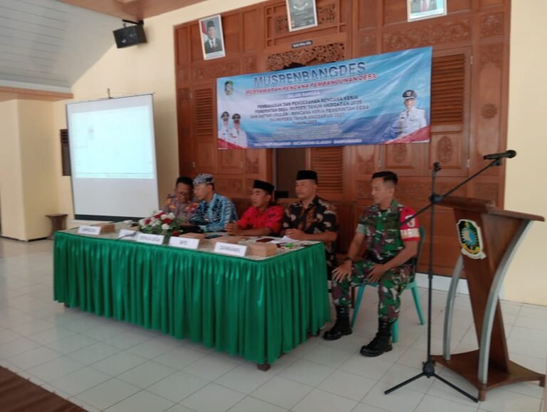 Musrenbangdes Kampunganyar Mendadak Tegang, Peran Babinsa Jadi Penentu Kondusivitas Forum