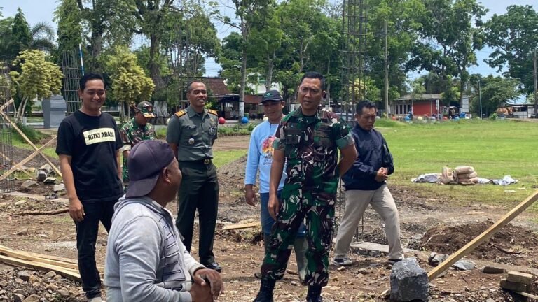 Dandim Turun Langsung ke Olehsari, Babinsa Sertu Paizul Jadi Sorotan Saat Tinjau Progres KDMP