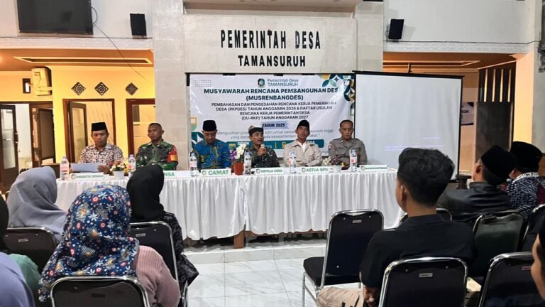 Musrenbangdes Tamansuruh Digelar, Babinsa Serma Supiyanto Tekankan Stabilitas dan Sinergi