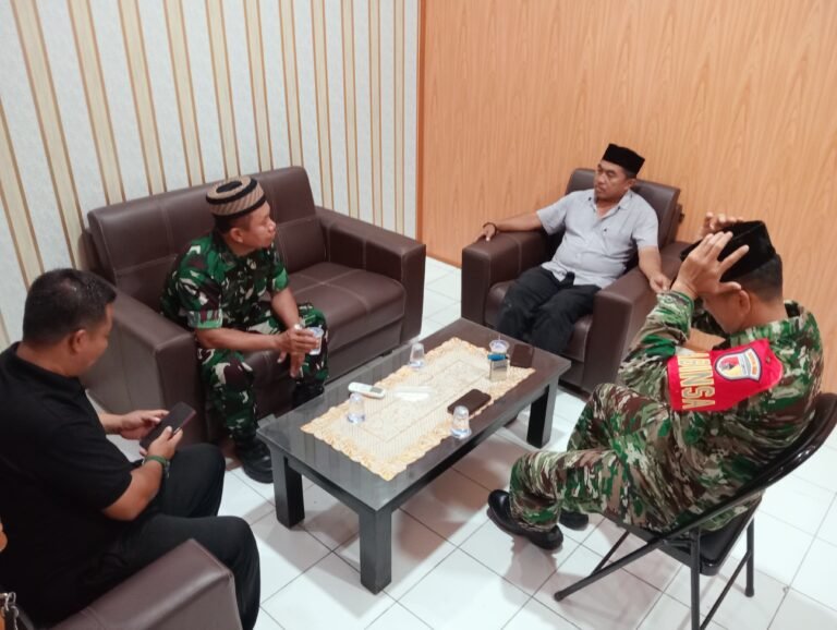 Danramil Baru Glagah Kapten Inf Sabar Wiyono Gelar Komsos Perdana di Desa Kampunganyar