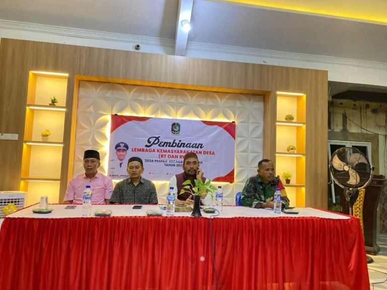 Babinsa Turun Langsung ke RT–RW Paspan, Ini Pesan Penting yang Bikin Peserta Terdiam
