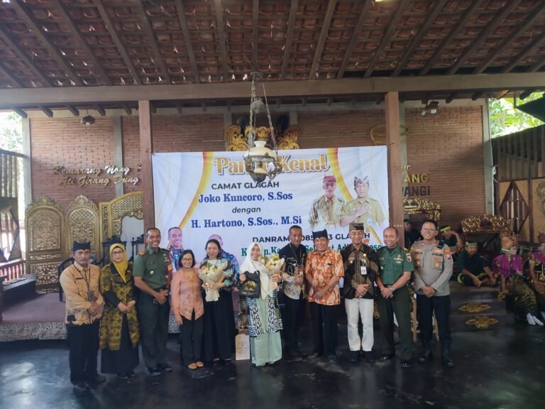 Kecamatan Glagah Gelar Pamit Kenal Pejabat Camat dan Danramil, Suasana Hangat Warnai Acara di Warung Kemarang