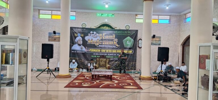Haul Majemuk dan Isra’ Mi’raj di Kenjo, Ulama dan TNI Bersatu dalam Doa dan Kepedulian Sosial