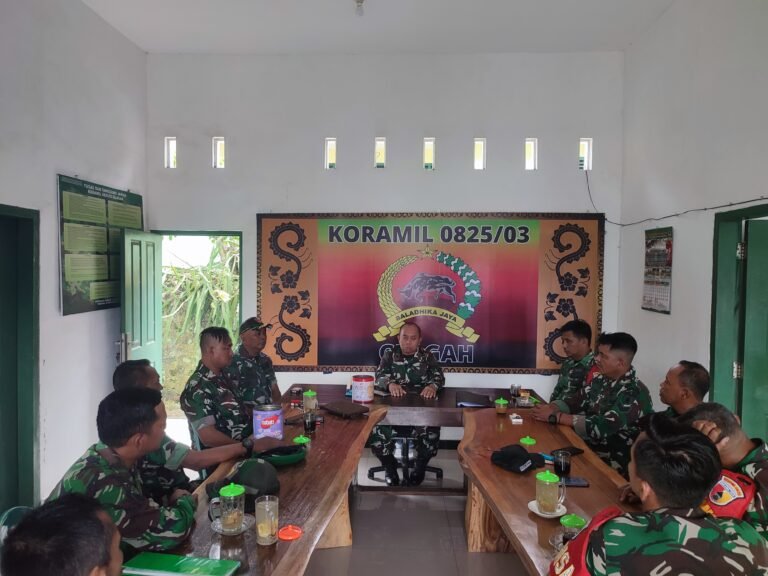 Danramil Glagah Tegaskan Disiplin Prajurit, Atensi Dandim 0825 Jadi Penekanan Utama