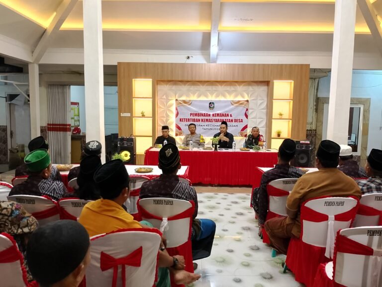 Pembinaan RT/RW di Desa Paspan, Babinsa dan Bhabinkamtibmas Tekankan Peran Keamanan dan Pelayanan Masyarakat