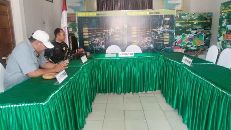 Posko TMMD ke-126 Kodim 0820/Probolinggo Jadi Pusat Kendali Pembangunan Desa  Probolinggo.