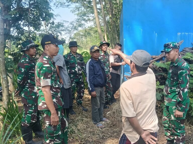 Danramil 0820-21/Maron Jadi Motor Penggerak TMMD ke-128 di Desa Brabe. 